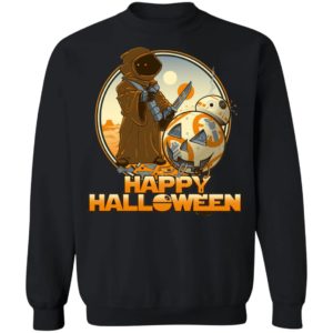 Happy Halloween Jawa Pumpkin Carved BB-8 Star Wars T-Shirt