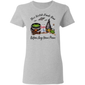 Coors Lager Can This Witch Needs Beer Before Any Hocus Pocus T-Shirt