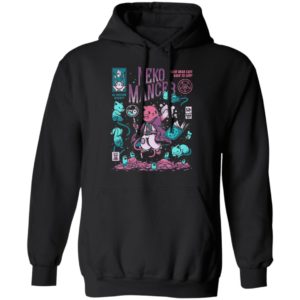 Halloween Neko Mancer Cat Necromancer T-Shirt