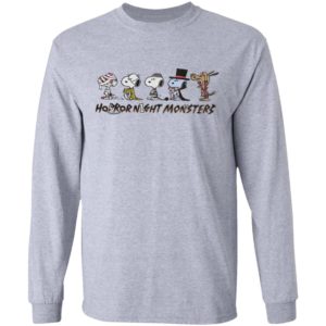 Snoopy Horror Night Monsters Halloween T-Shirt
