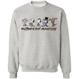 Snoopy Horror Night Monsters Halloween T-Shirt