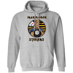 Pittsburgh Steelers Iron Maiden Halloween Football T-Shirt