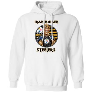 Pittsburgh Steelers Iron Maiden Halloween Football T-Shirt
