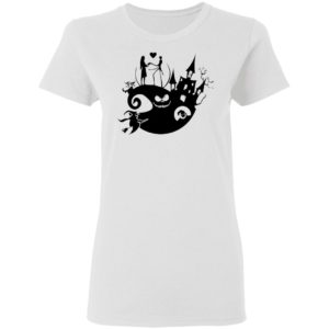 Jack And Sally Love In Halloween Town T-Shirt