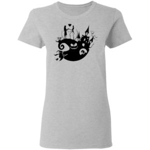 Jack And Sally Love In Halloween Town T-Shirt