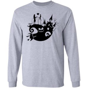 Jack And Sally Love In Halloween Town T-Shirt