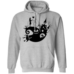 Jack And Sally Love In Halloween Town T-Shirt