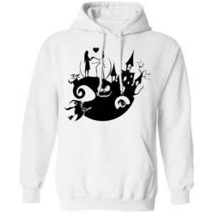 Jack And Sally Love In Halloween Town T-Shirt