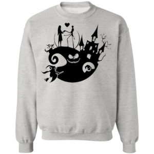 Jack And Sally Love In Halloween Town T-Shirt