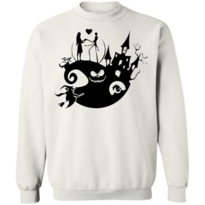 Jack And Sally Love In Halloween Town T-Shirt