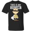 This Is My Costume Happy Halloween Masked Marvel Snoopy T-Shirt