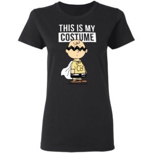 This Is My Costume Happy Halloween Super Hero Charlie Brown T-Shirt