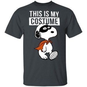 This Is My Costume Happy Halloween Masked Marvel Snoopy T-Shirt