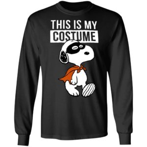 This Is My Costume Happy Halloween Masked Marvel Snoopy T-Shirt
