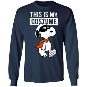 This Is My Costume Happy Halloween Masked Marvel Snoopy T-Shirt