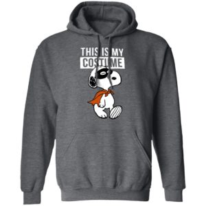 This Is My Costume Happy Halloween Masked Marvel Snoopy T-Shirt