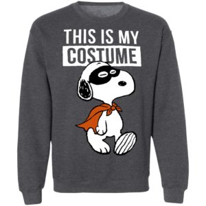 This Is My Costume Happy Halloween Masked Marvel Snoopy T-Shirt