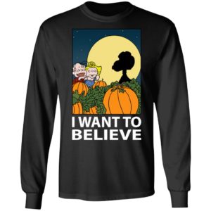 The Great Pumpkin I Want To Believe Halloween Snoopy T-Shirt