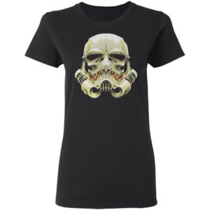 Stormtrooper Skull Face Horror Halloween T-Shirt