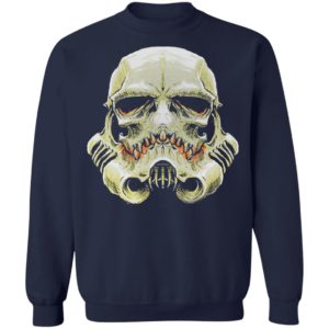 Stormtrooper Skull Face Horror Halloween T-Shirt