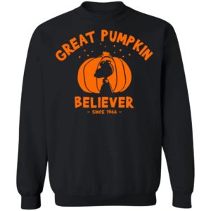 Since 1966 Great Pumpkin Believer Halloween Snoopy T-Shirt
