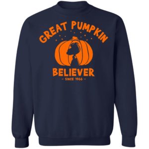 Since 1966 Great Pumpkin Believer Halloween Snoopy T-Shirt