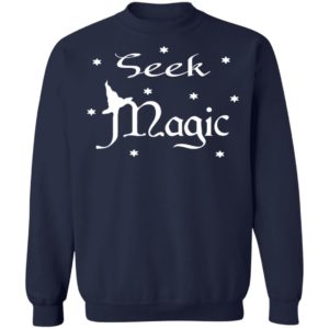 Seek Magic A Witch On The Halloween T-Shirt