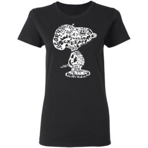 Scary Creepy Happy Halloween Trick Or Treat Snoopy T-Shirt