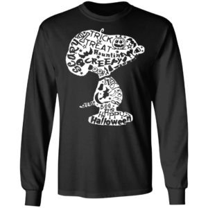 Scary Creepy Happy Halloween Trick Or Treat Snoopy T-Shirt