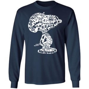 Scary Creepy Happy Halloween Trick Or Treat Snoopy T-Shirt