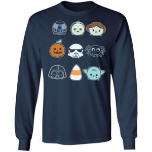 Round And Mini Faces Star Wars Halloween T-Shirt