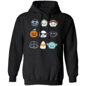 Round And Mini Faces Star Wars Halloween T-Shirt