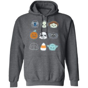 Round And Mini Faces Star Wars Halloween T-Shirt