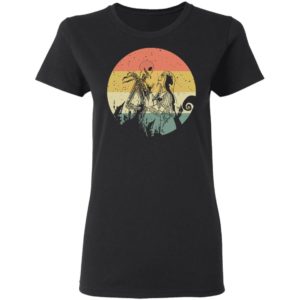 Halloween Town Jack Skellington And Sally Vintage T-Shirt