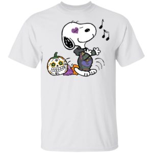 Singing Snoopy Calavera Halloween T-Shirt Singing Snoopy Calavera Halloween T-Shirt