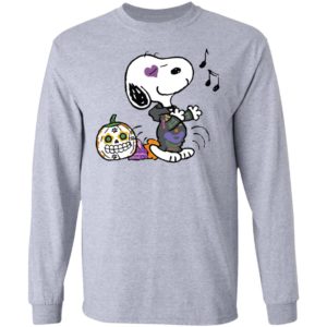 Singing Snoopy Calavera Halloween T-Shirt