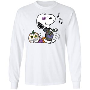 Singing Snoopy Calavera Halloween T-Shirt