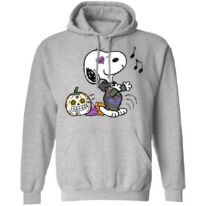 Singing Snoopy Calavera Halloween T-Shirt