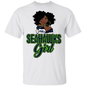 Black Girl Seattle Seahawks Shirt