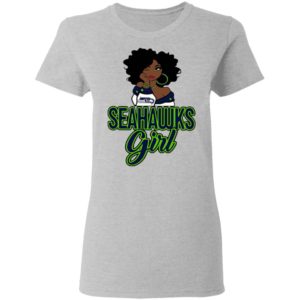 Black Girl Seattle Seahawks Shirt