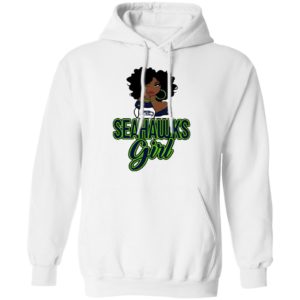 Black Girl Seattle Seahawks Shirt