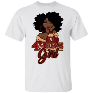 Black Girl San Francisco 49ers Shirt