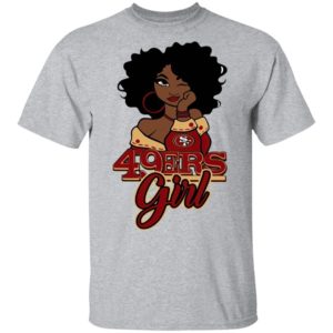 Black Girl San Francisco 49ers Shirt