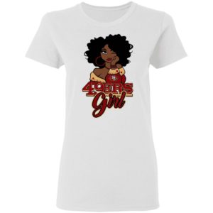 Black Girl San Francisco 49ers Shirt