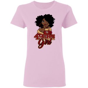 Black Girl San Francisco 49ers Shirt