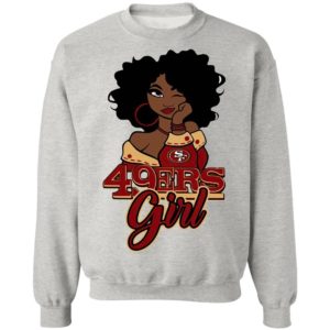 Black Girl San Francisco 49ers Shirt