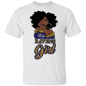 Black Girl Baltimore Ravens Shirt