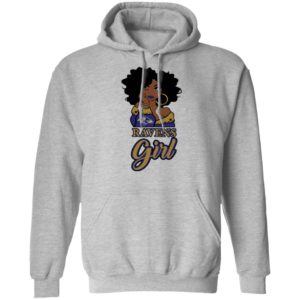 Black Girl Baltimore Ravens Shirt