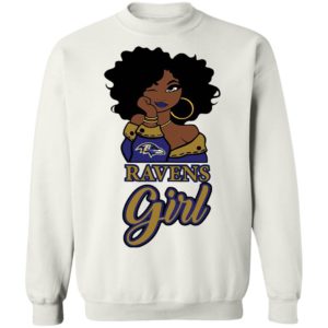 Black Girl Baltimore Ravens Shirt