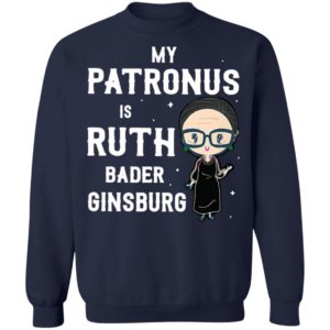 My Patronus Is Ruth Bader Ginsburg RBG T-shirt, LS, Hoodie